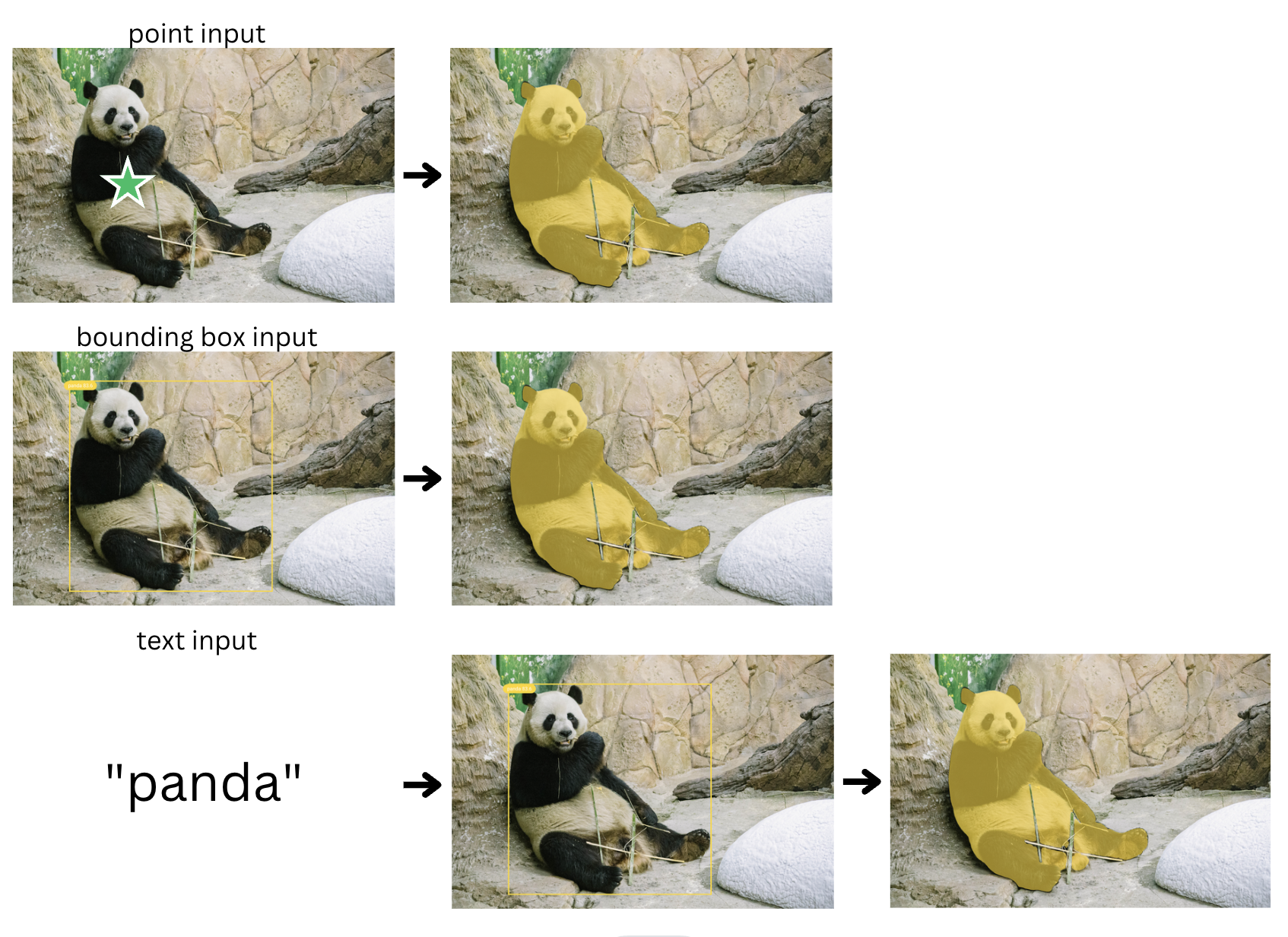 Two side-by-side images. The lefthand image is the original image of a frog clinging to a tropical-colored flower with a bright, blurry background. The image on the right is the same image, only the frog has been replaced by an AI-generated koala bear with SAM + Stable Diffusion.