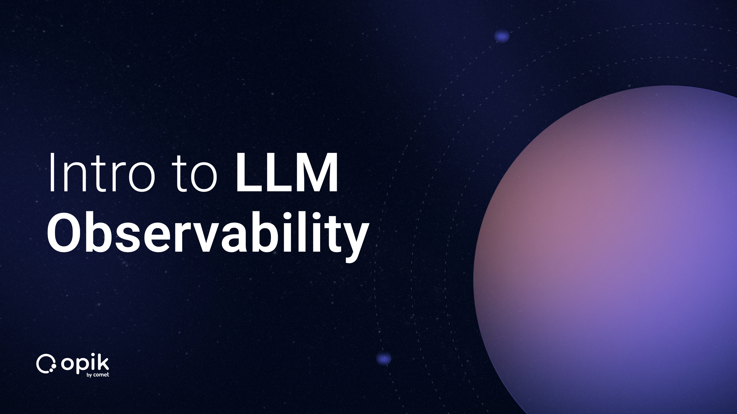 futuristic space visualization to emphasize the concept of LLM observability