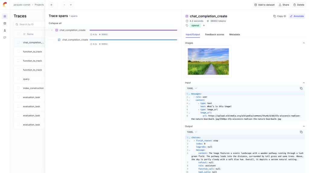 Multi Modal Logging example